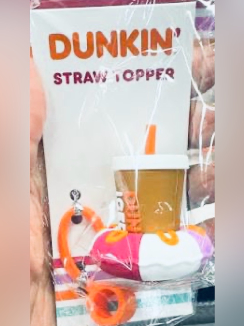 Dunkin’ Life Preserver Straw Topper Summer 2026 Limited Edition NEW Release NIP